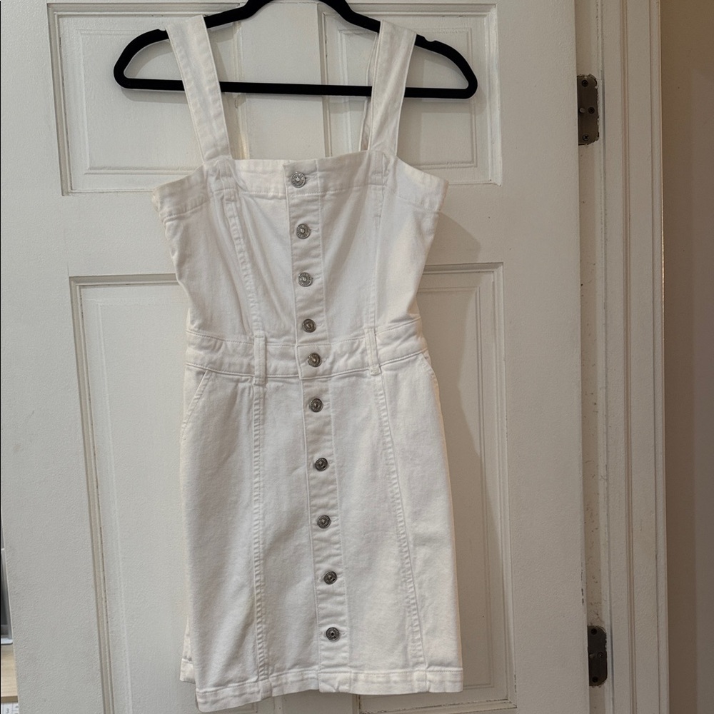 PAIGE White Sleeveless Mini Dress - Picture 4 of 7